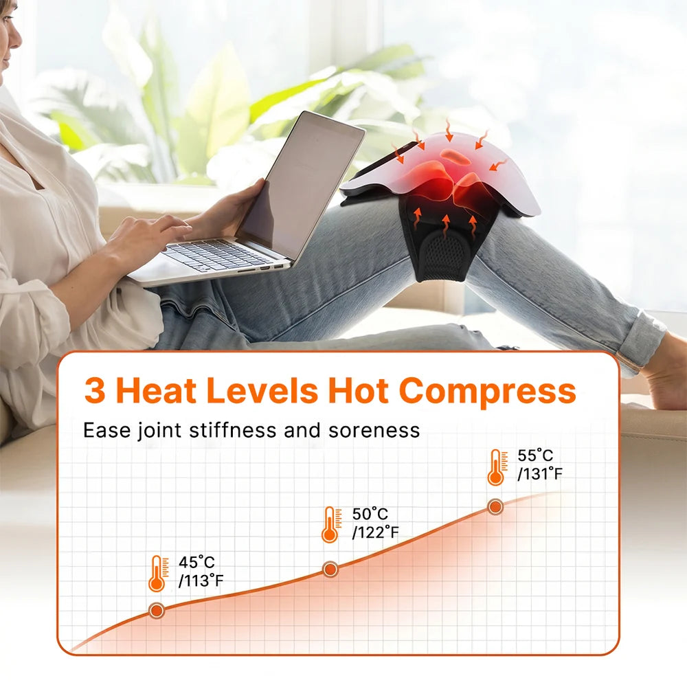 3-Level Smart Heat Therapy for Knee Relie