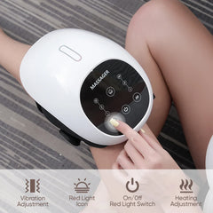 Knee Massager V2 heating bands close-up